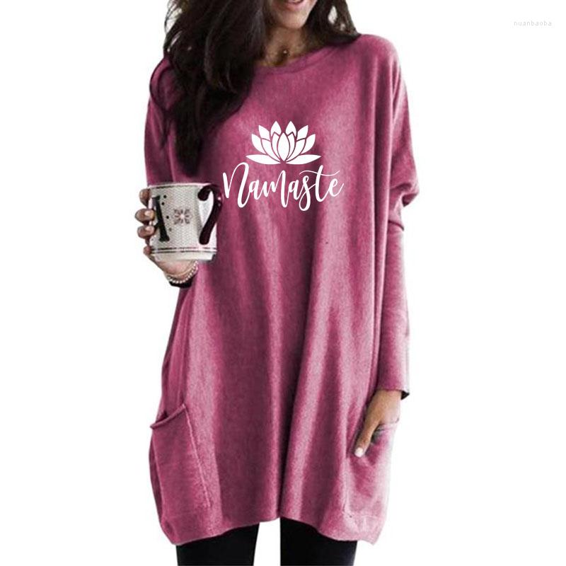 Women's Hoodies Namaste Flower Lotus Print Pocket Long For Female Femmes Buddhism Lover Gift Spring Autumn Women Casual Sweatshirts, Green 
Women's Hoodies Namaste Flower Lotus Print Pocket Long For Female Femmes Buddhism Lover Gift Spring Autumn Women Casual Sweatshirts, Green