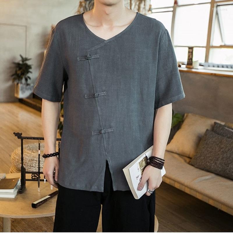 Ethnic Clothing Plus Size Men Traditional Chinese Knot Button Half Sleeve Summer Qipao Blouse Vintage Streetwear Cheongsam 30491
Ethnic Clothing Plus Size Men Traditional Chinese Knot Button Half Sleeve Summer Qipao Blouse Vintage Streetwear Cheongsam 30491