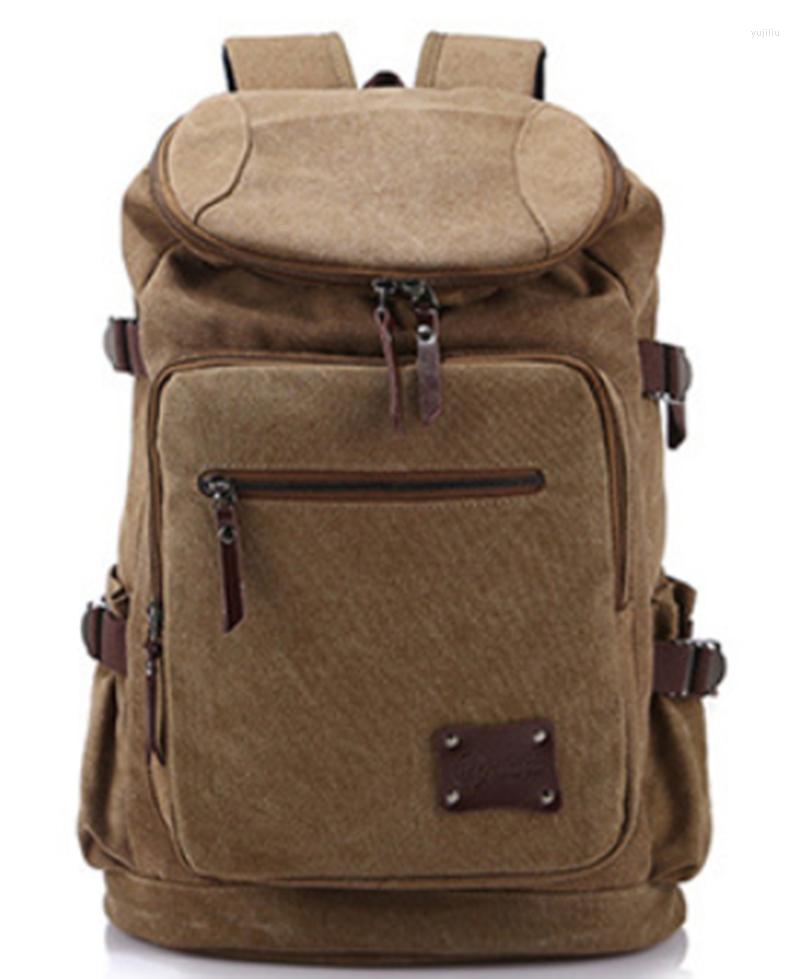 Outdoor Bags Sports Hiking Casual Knapsack Vintage Canvas Backpack Notebook Gripsack School Bag Men's Travel Hike Backsack Laptop, Khaki
Outdoor Bags Sports Hiking Casual Knapsack Vintage Canvas Backpack Notebook Gripsack School Bag Men's Travel Hike Backsack Laptop, Khaki