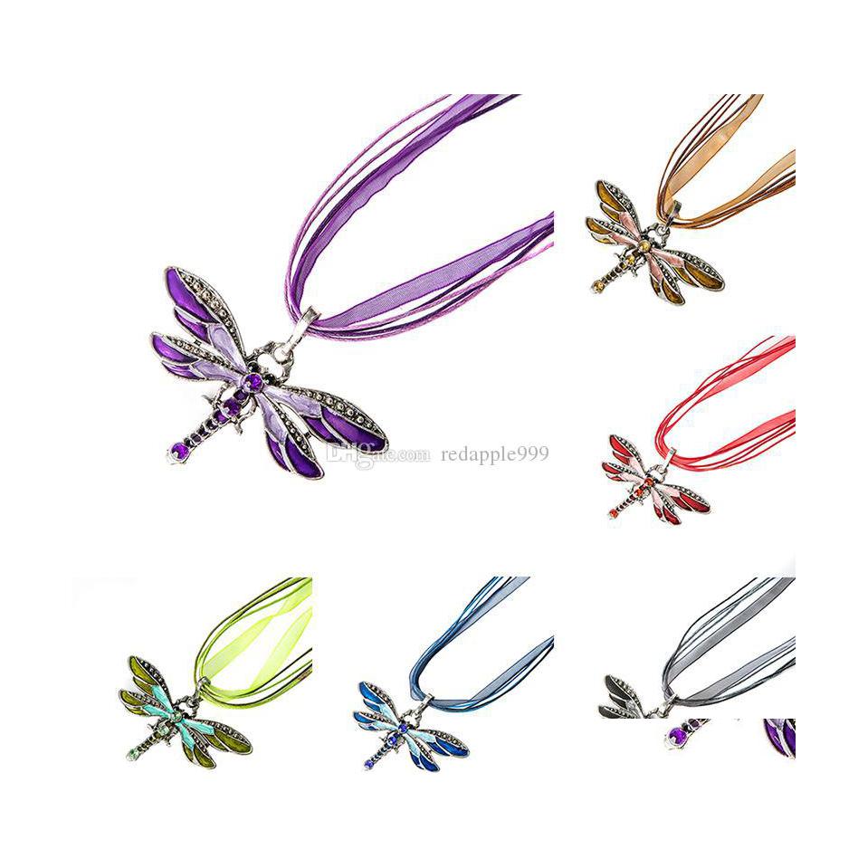 Pendant Necklaces Enamel Crystal Dragonfly Animal Charm Organza String Sweater Chain Necklace For Women Fashion Jewelry Drop Deliver Dh4Wn
Pendant Necklaces Enamel Crystal Dragonfly Animal Charm Organza String Sweater Chain Necklace For Women Fashion Jewelry Drop Deliver Dh4Wn