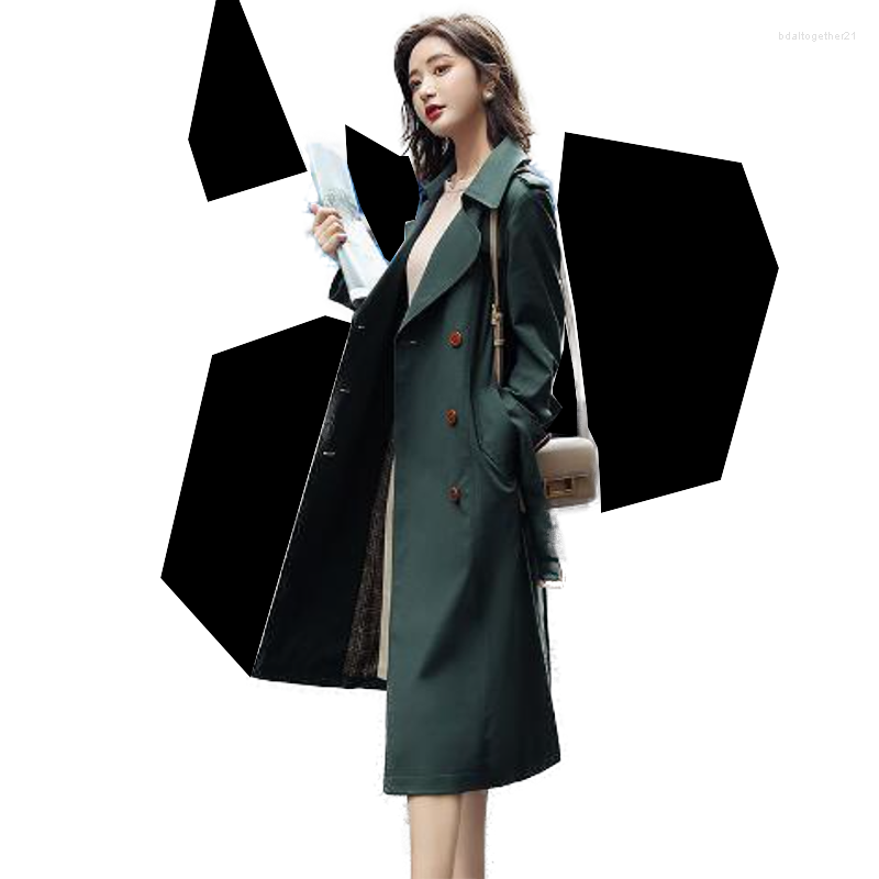 Women's Trench Coats 2023 Apring And Autumn Dark Green Windbreaker Jacket Women's Mid-Length Over-The-Knee Fashion British Style Female, Black
Women's Trench Coats 2023 Apring And Autumn Dark Green Windbreaker Jacket Women's Mid-Length Over-The-Knee Fashion British Style Female, Black