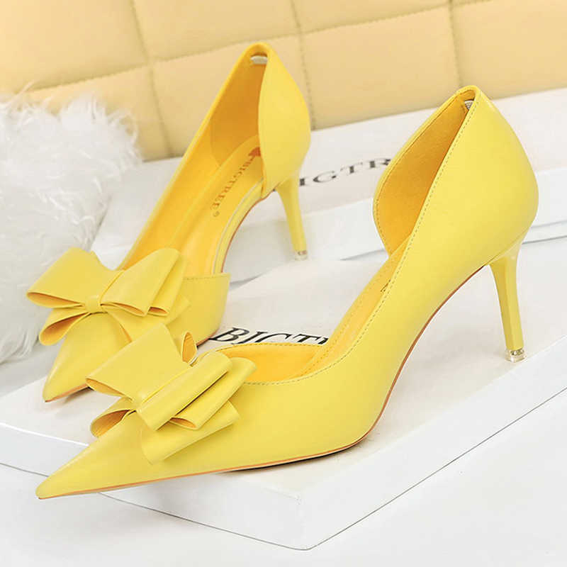 Dress Shoes BIGTREE Shoes Pu Leather Kitten Heels Bowknot Stiletto Heels 7.5 Cm Women Pumps Fashion High-heeled Shoes Sexy Wedding Shoes G230203, Grey
Dress Shoes BIGTREE Shoes Pu Leather Kitten Heels Bowknot Stiletto Heels 7.5 Cm Women Pumps Fashion High-heeled Shoes Sexy Wedding Shoes G230203, Grey