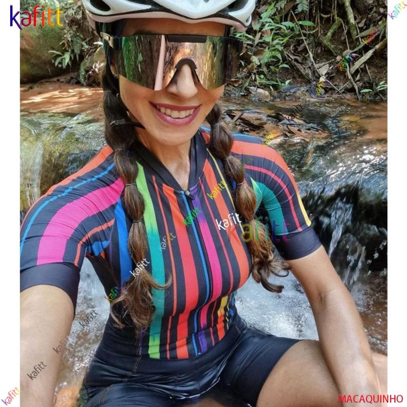 Racing Sets Women's KafiJumpsuit Cycling Shirt Suit Little Monkey Fitness Clothing, 4243
Racing Sets Women's KafiJumpsuit Cycling Shirt Suit Little Monkey Fitness Clothing, 4243