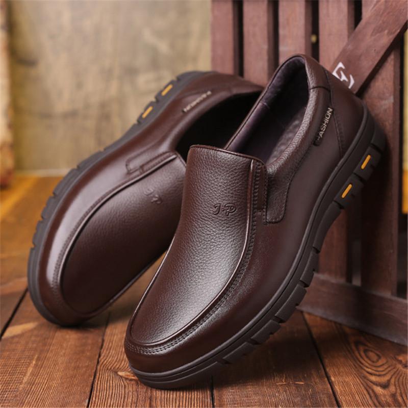 Dress Shoes 2023 High Quality Soft Cow Leather Men's Man Brown Business Classic Round Toe Moccasins Zapatos Hombre, Black
Dress Shoes 2023 High Quality Soft Cow Leather Men's Man Brown Business Classic Round Toe Moccasins Zapatos Hombre, Black