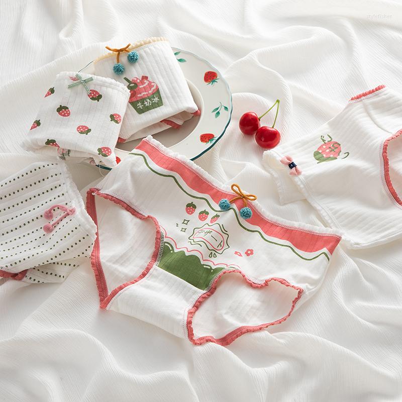 Women's Panties Product Maiden Cotton Cute Cartoon Fruit Soft Breathable Seamless Women Strawberry Briefs Lingerie
Women's Panties Product Maiden Cotton Cute Cartoon Fruit Soft Breathable Seamless Women Strawberry Briefs Lingerie
