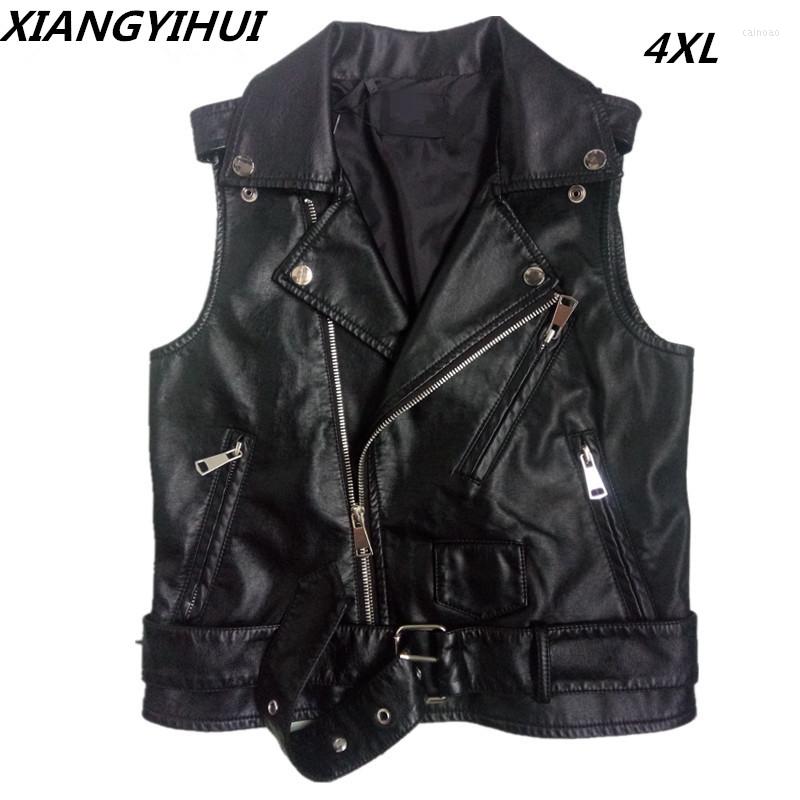 Women' Vests Top-quality Leather Vest Women 2023 PU Zipper Female Spring And Autumn Jackets Fashion Short Slim Coat, Black
Women' Vests Top-quality Leather Vest Women 2023 PU Zipper Female Spring And Autumn Jackets Fashion Short Slim Coat, Black