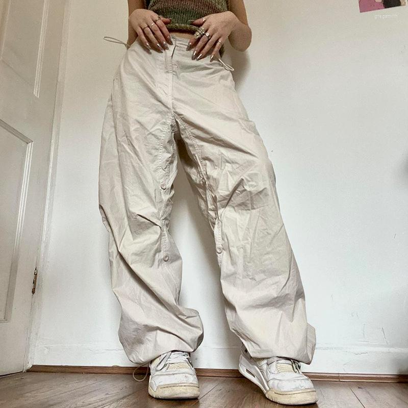 Women' Pants Women Casual Joggers Cargo Vintage Solid Low Waist Drawstring Baggy Trousers Y2K Wide Leg Sweatpants Streetwear, Brown
Women' Pants Women Casual Joggers Cargo Vintage Solid Low Waist Drawstring Baggy Trousers Y2K Wide Leg Sweatpants Streetwear, Brown