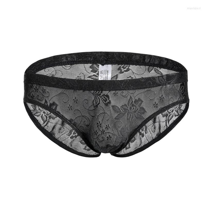 Underpants Big Lace Men's Briefs Sexy Transparent Low Waist U Convex Underwear Elastic Hollow Breathable Panties See Through Male Breifs
Underpants Big Lace Men's Briefs Sexy Transparent Low Waist U Convex Underwear Elastic Hollow Breathable Panties See Through Male Breifs