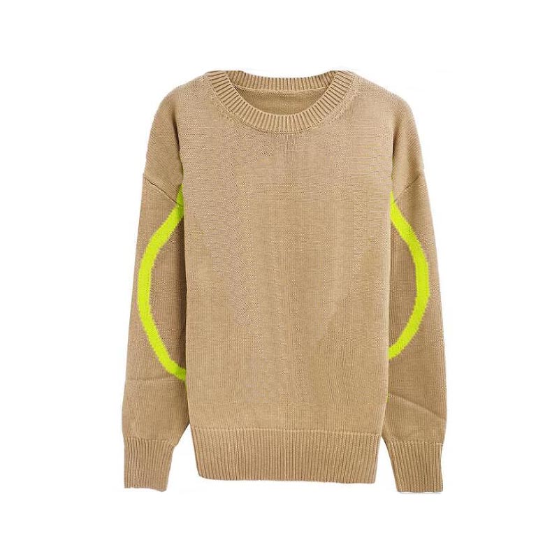 23SS Designe Womens Sweater Letter Print Round Neck Long Sleeve Loose Ffashion Solid Color Knitted Sweater Women Top Coat Size -L, Yellow
23SS Designe Womens Sweater Letter Print Round Neck Long Sleeve Loose Ffashion Solid Color Knitted Sweater Women Top Coat Size -L, Yellow