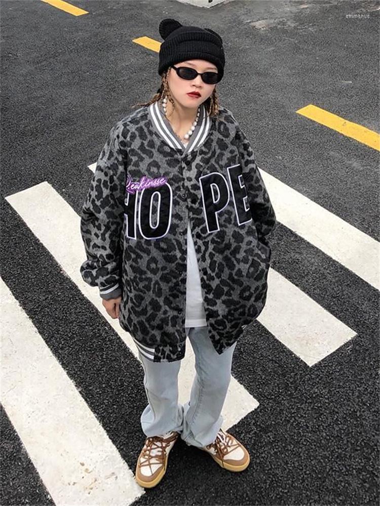 Women's Jackets Leopard Embroidered Baseball Uniform Women's 2023SS Chic Hong Kong Style Varsity Coat Korean Loose Y2k Tactical Grunge, Gray
Women's Jackets Leopard Embroidered Baseball Uniform Women's 2023SS Chic Hong Kong Style Varsity Coat Korean Loose Y2k Tactical Grunge, Gray