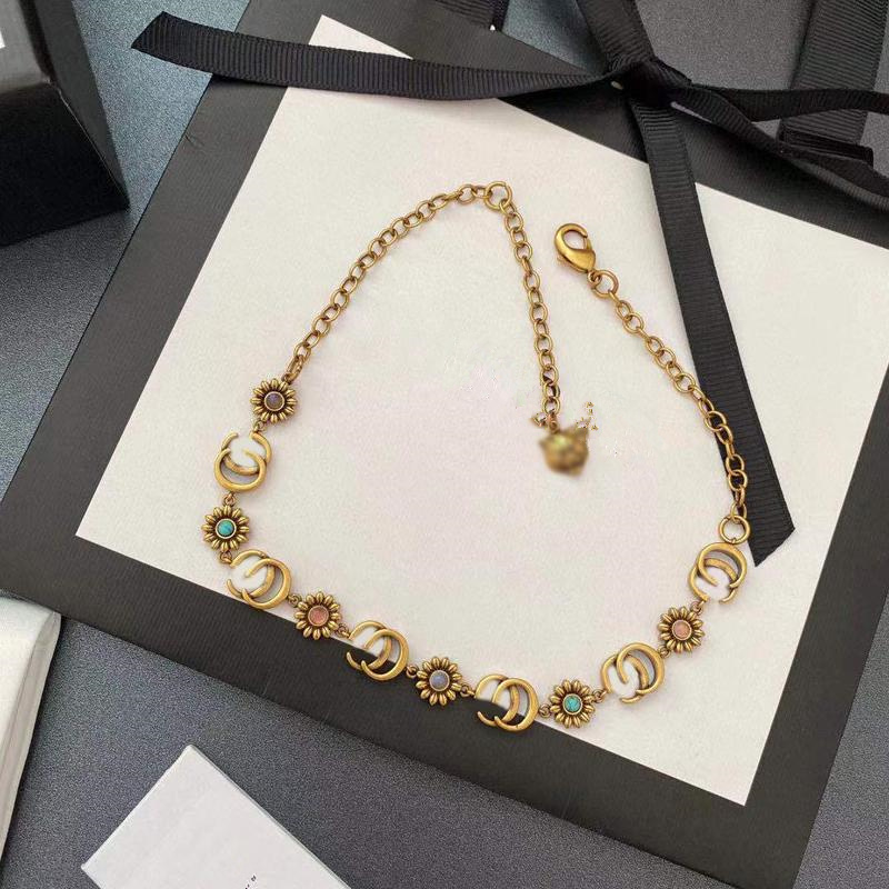2023 18K Gold Plated Brass Copper Designer Necklaces Choker Chain G-Letter Pendants Fashion Womens Necklace Wedding Jewelry Accessories 
2023 18K Gold Plated Brass Copper Designer Necklaces Choker Chain G-Letter Pendants Fashion Womens Necklace Wedding Jewelry Accessories