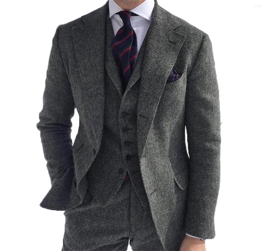 Men's Suits Tailor Made Grey Wool Herringbone Winter Men 2023 Tweed Male Business 3 Pieces Set Jacket Vest Pants Costume Homme, Ivory
Men's Suits Tailor Made Grey Wool Herringbone Winter Men 2023 Tweed Male Business 3 Pieces Set Jacket Vest Pants Costume Homme, Ivory