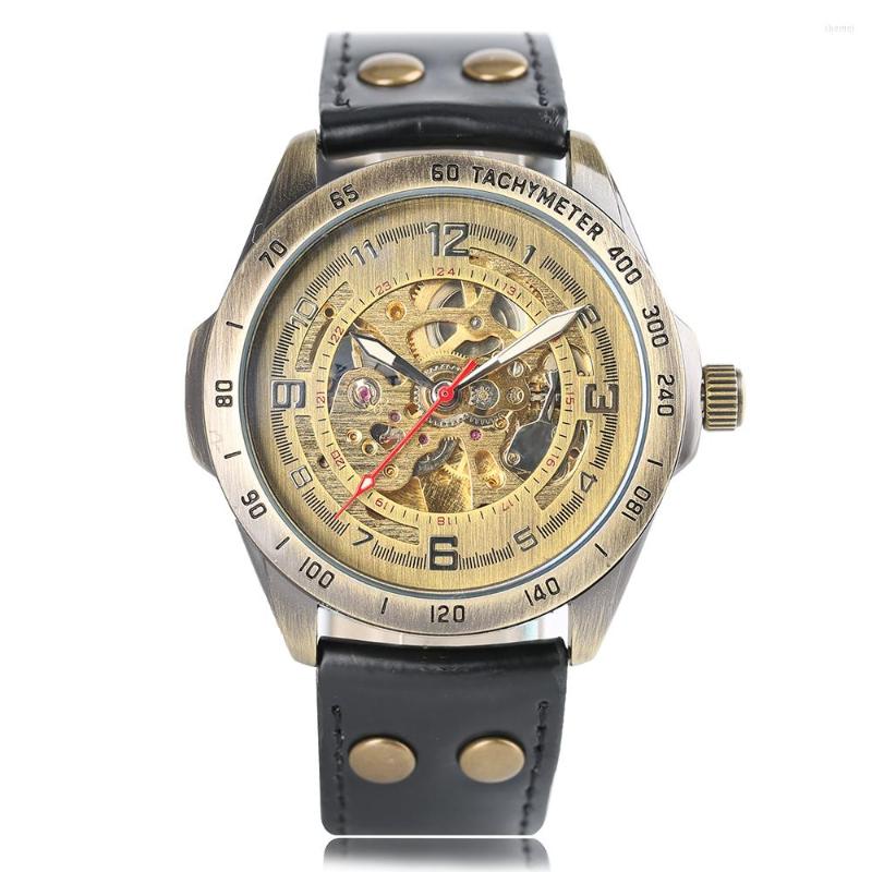 Wristwatches Men's Watch Automatic Mechanical Wristwatch Luxury Stainless Steel Case Leather Strap Gift For Men Diameter 43cm, Gold
Wristwatches Men's Watch Automatic Mechanical Wristwatch Luxury Stainless Steel Case Leather Strap Gift For Men Diameter 43cm, Gold