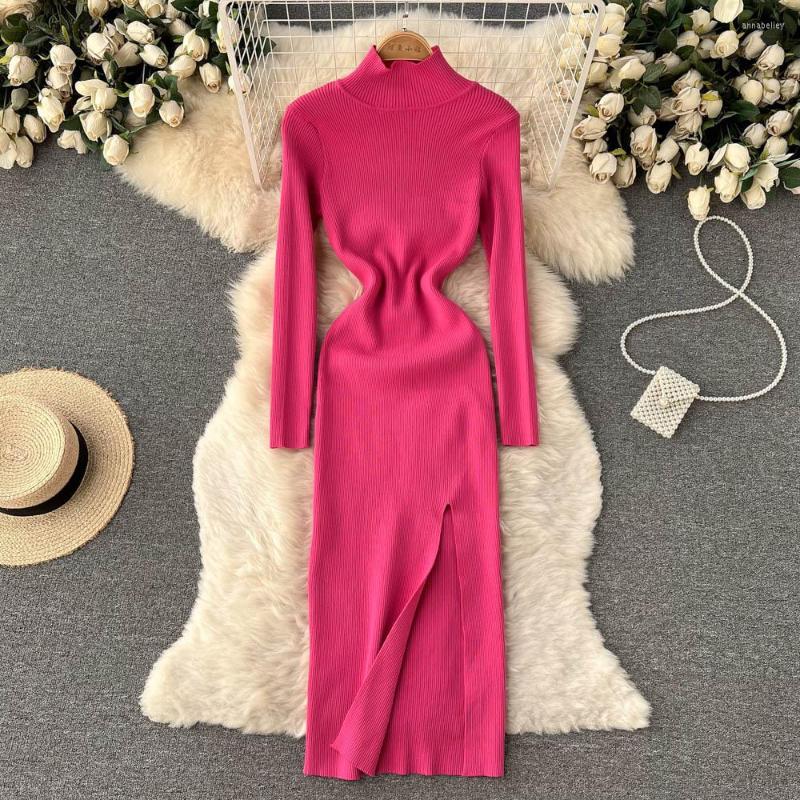 Casual Dresses Spring 2023 Split Solid Color Hong Kong Style Design Dress High Waist Close Thin Knee, Beige
Casual Dresses Spring 2023 Split Solid Color Hong Kong Style Design Dress High Waist Close Thin Knee, Beige