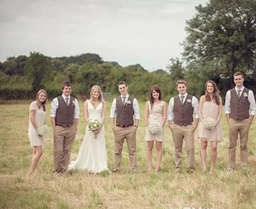 Men's Suits Brown Tweed Vest Classic Vintage Farm Garden Wedding Formal Man Groom's Suit Custom Men Costume Homme Gilet, Same as image
Men's Suits Brown Tweed Vest Classic Vintage Farm Garden Wedding Formal Man Groom's Suit Custom Men Costume Homme Gilet, Same as image