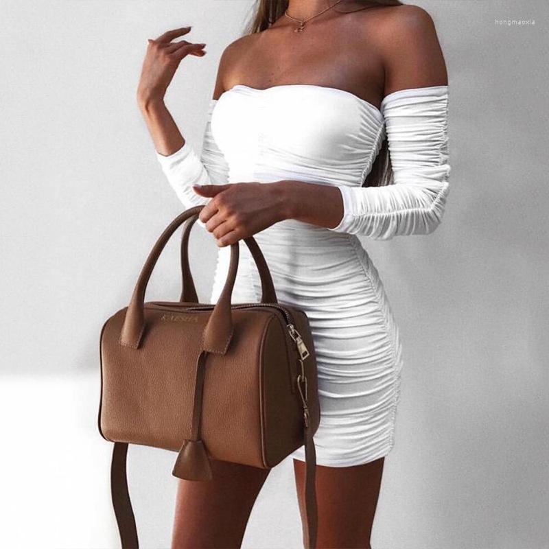 Casual Dresses 2023 Summer Fashion Women Solid 6-colors Off Shoulder Skinny Lace-up Dress Sexy Strpless Backless Long Sleeve Pleated, White
Casual Dresses 2023 Summer Fashion Women Solid 6-colors Off Shoulder Skinny Lace-up Dress Sexy Strpless Backless Long Sleeve Pleated, White