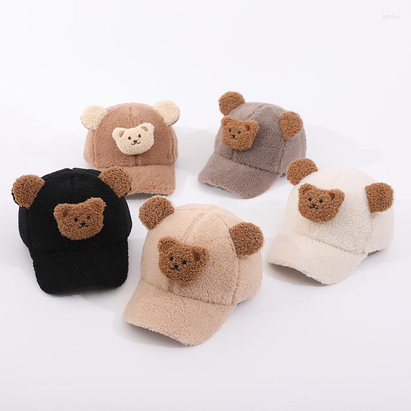 Hair Accessories Cartoon Bear Caps Lamb Velvet Children's Baseball Cap Autumn Winter Boys Flat Tongue Girls Warm, Bear-grey
Hair Accessories Cartoon Bear Caps Lamb Velvet Children's Baseball Cap Autumn Winter Boys Flat Tongue Girls Warm, Bear-grey