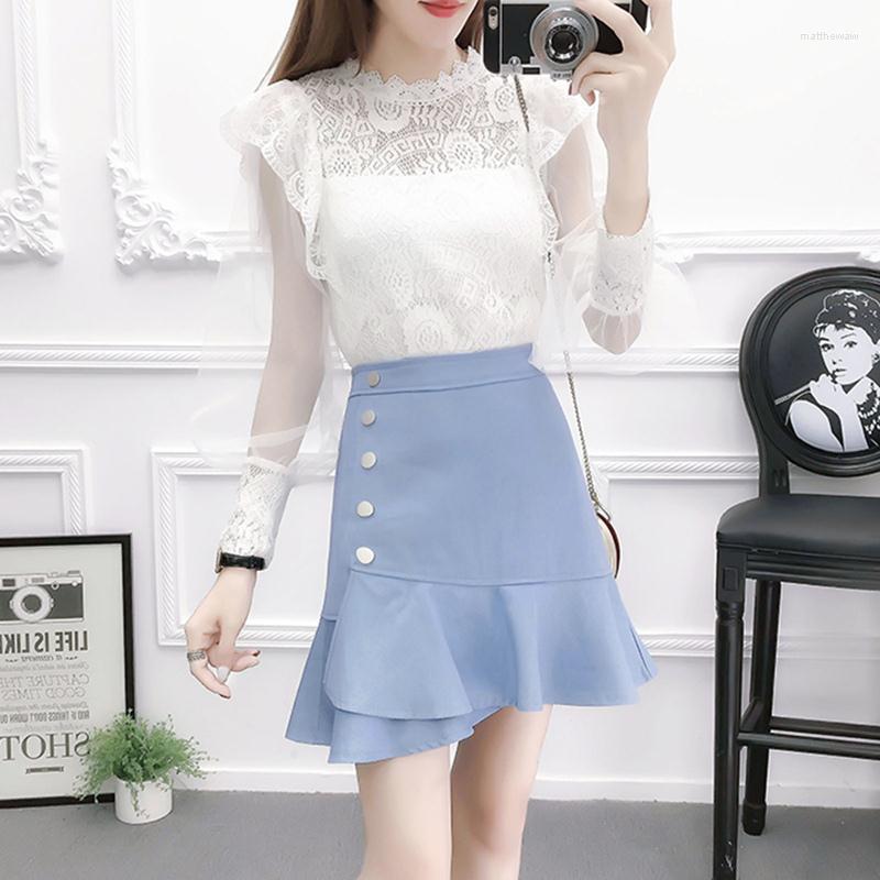 Work Dresses Women 2023 Spring Autumn Elegant Long Sleeve Lace Blouse Shirt Tops High Waist Mermaid Mini Skirt 2 Piece Sets Casual Suit Y429, White black
Work Dresses Women 2023 Spring Autumn Elegant Long Sleeve Lace Blouse Shirt Tops High Waist Mermaid Mini Skirt 2 Piece Sets Casual Suit Y429, White black