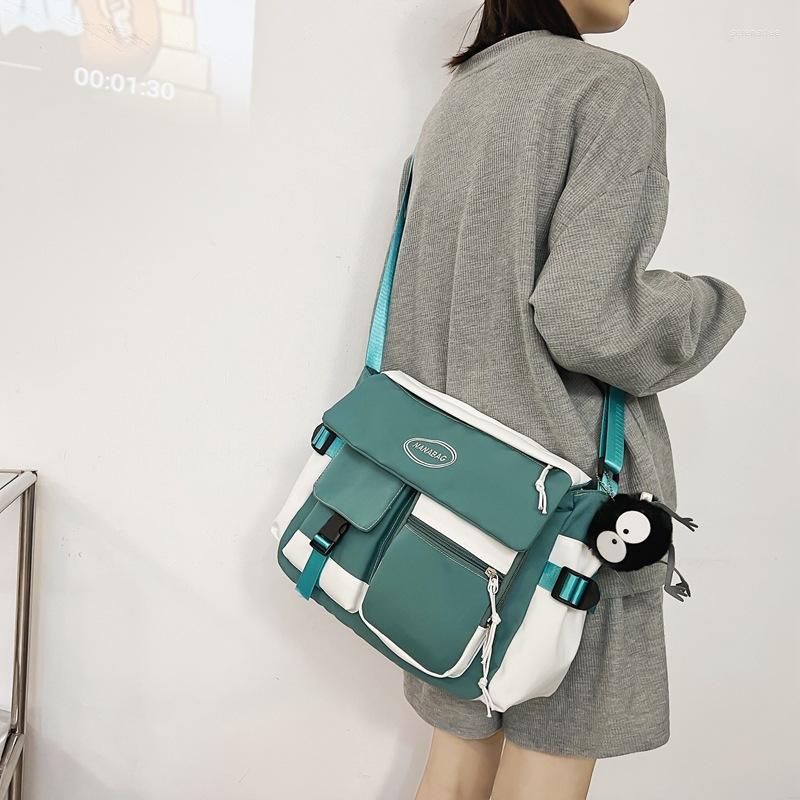 Evening Bags Women Men Shoulder Crossbody Bag Japanese Big Postman Satchel For Student 2023 Nylon Messenger Large Bookbag Female Handbag, Black
Evening Bags Women Men Shoulder Crossbody Bag Japanese Big Postman Satchel For Student 2023 Nylon Messenger Large Bookbag Female Handbag, Black