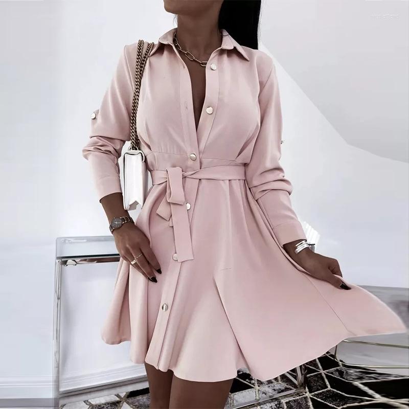 Casual Dresses Spring Summer Woman Dress Long Sleeve Vestido European Style Mini, Pink
Casual Dresses Spring Summer Woman Dress Long Sleeve Vestido European Style Mini, Pink