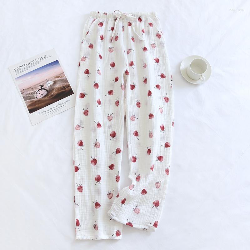 Women's Sleepwear Spring And Summer Trousers Women's Strawberry Thin Section Cotton Crepe Casual Pants Loose Home Women Bottoms, Color4
Women's Sleepwear Spring And Summer Trousers Women's Strawberry Thin Section Cotton Crepe Casual Pants Loose Home Women Bottoms, Color4