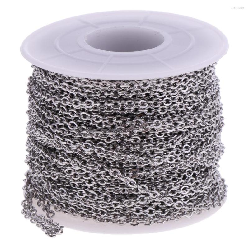 Chains 1 Roll Flat Round Stainless Steel Cable Chain DIY Craft Findings Supplies 12 Meters Jewelry Supply
Chains 1 Roll Flat Round Stainless Steel Cable Chain DIY Craft Findings Supplies 12 Meters Jewelry Supply