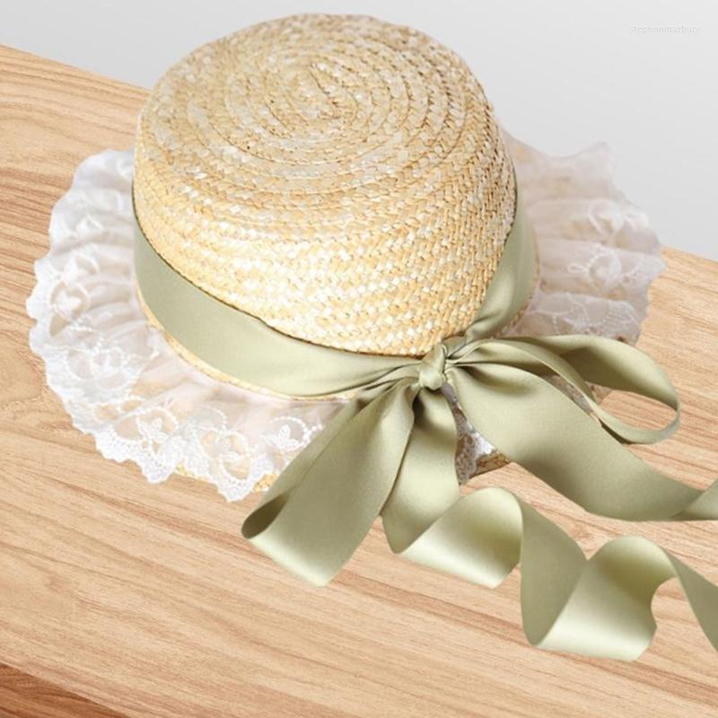 Wide Brim Hats Ribbon Straw Hat Lace Beach Summer For Sun Women Flowers Cute Flat, Brown
Wide Brim Hats Ribbon Straw Hat Lace Beach Summer For Sun Women Flowers Cute Flat, Brown