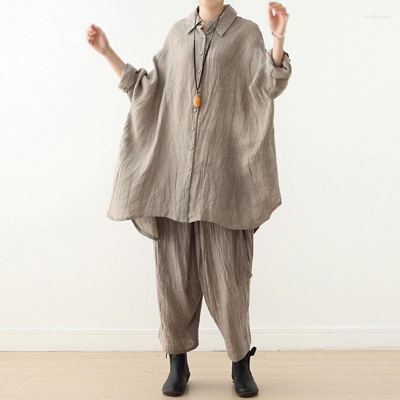 Women's Blouses Johnature High Quality Linen Shirts For Women Solid Color 2023 Spring Summer Vintage Tops Cloths, Gray shirts
Women's Blouses Johnature High Quality Linen Shirts For Women Solid Color 2023 Spring Summer Vintage Tops Cloths, Gray shirts