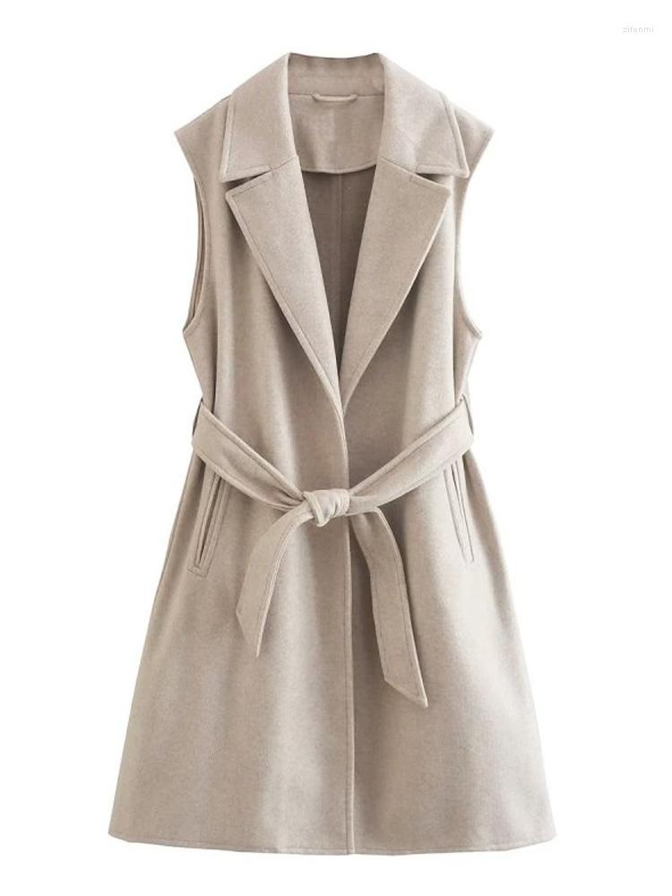 Women' Vests Kumsvag 2023 Autumn Women Wool Coats Casual Solid Sashes Bow Tie Soft Female Elegant Street OL Waistcoat Outerwear Clothes
Women' Vests Kumsvag 2023 Autumn Women Wool Coats Casual Solid Sashes Bow Tie Soft Female Elegant Street OL Waistcoat Outerwear Clothes
