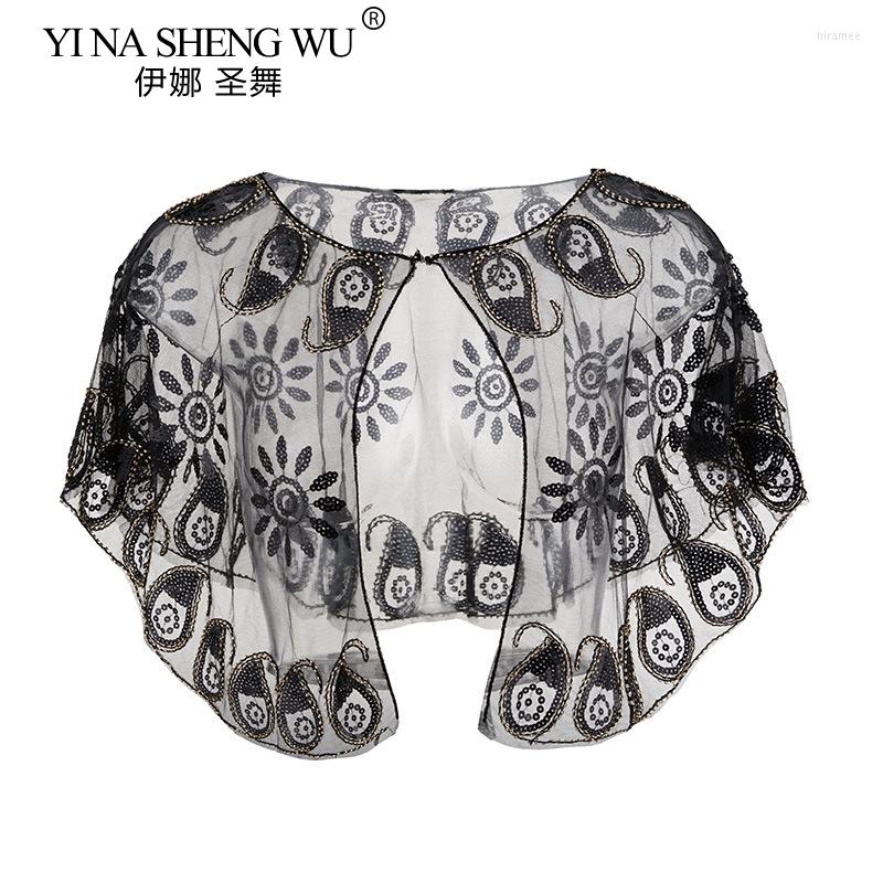 Scarves Sequin Cover Up Mesh Shawl Women Art Deco Cape Embroidery Flower 1920s Great Gatsby Flapper Party Pashmina Sequined Wraps Scarf
Scarves Sequin Cover Up Mesh Shawl Women Art Deco Cape Embroidery Flower 1920s Great Gatsby Flapper Party Pashmina Sequined Wraps Scarf