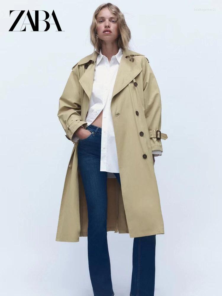Women' Trench Coats ZABA ZAR Women French Temperament Autumn Fashion Design Vintage Tunic Sashes Loose Retros Double Breasted Windbreaker, Khaki
Women' Trench Coats ZABA ZAR Women French Temperament Autumn Fashion Design Vintage Tunic Sashes Loose Retros Double Breasted Windbreaker, Khaki