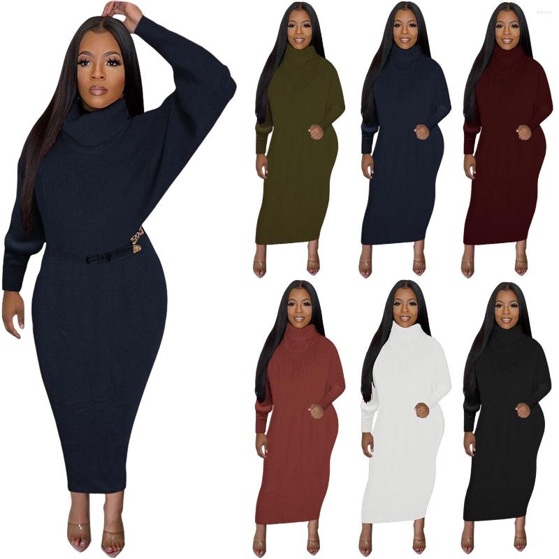 Casual Dresses Autumn And Winter Pure Color Temperament High Collar Knitted Sweater Dress Bat Sleeve Package Hip Long Spring 5X, Army green
Casual Dresses Autumn And Winter Pure Color Temperament High Collar Knitted Sweater Dress Bat Sleeve Package Hip Long Spring 5X, Army green