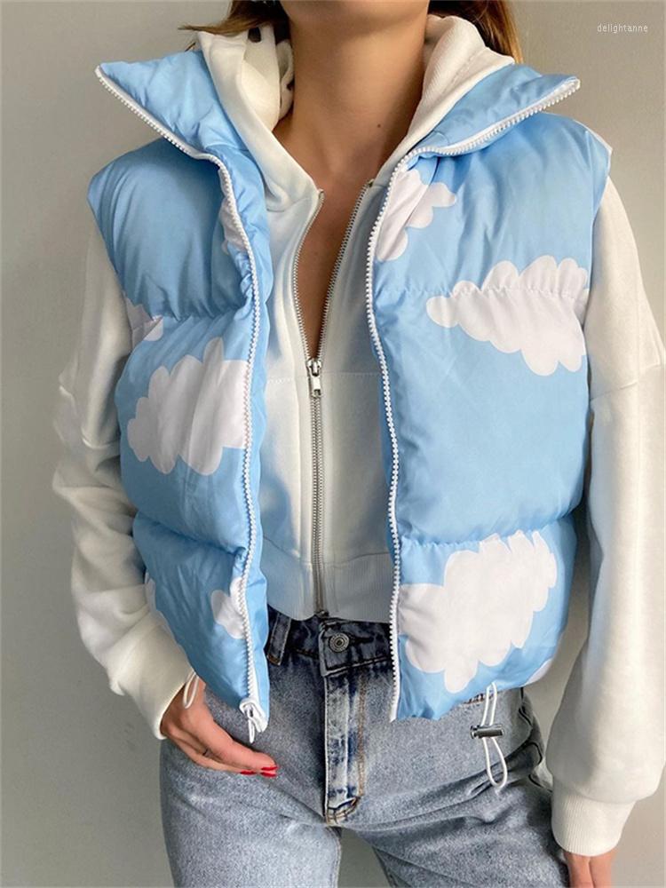 Women' Vests Women Waistcoat Fashion Fall Winter Warm Clouds Print Elegant Zipper Coats Casual Jacket Streetwear 2023, Blue
Women' Vests Women Waistcoat Fashion Fall Winter Warm Clouds Print Elegant Zipper Coats Casual Jacket Streetwear 2023, Blue