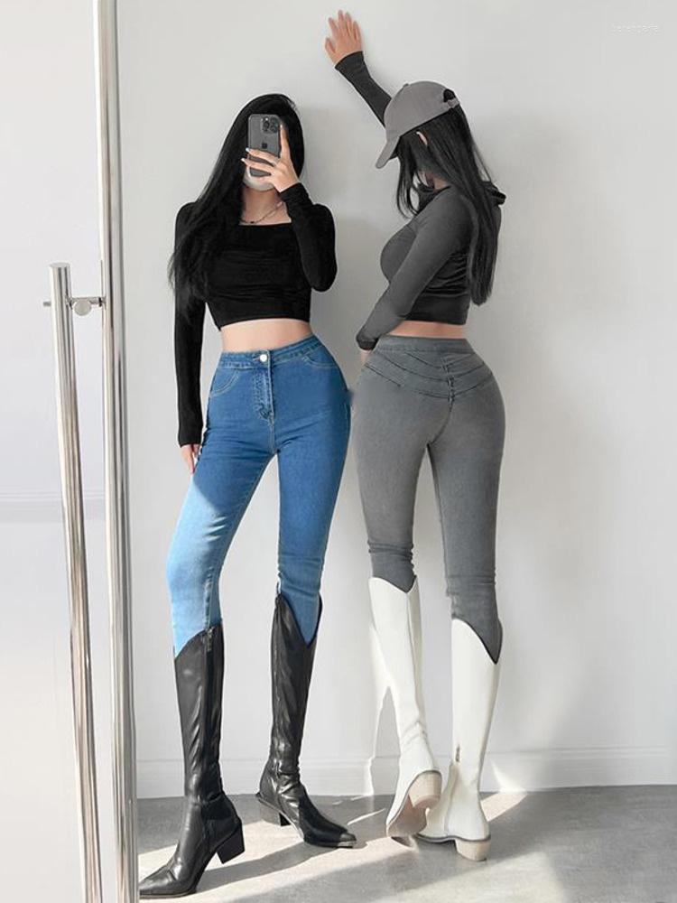 Women's Jeans High Waist For Women Sexy Tight Skinny Denim Pants Girls Slim Hip Grey Stretch Trousers C528, Black
Women's Jeans High Waist For Women Sexy Tight Skinny Denim Pants Girls Slim Hip Grey Stretch Trousers C528, Black