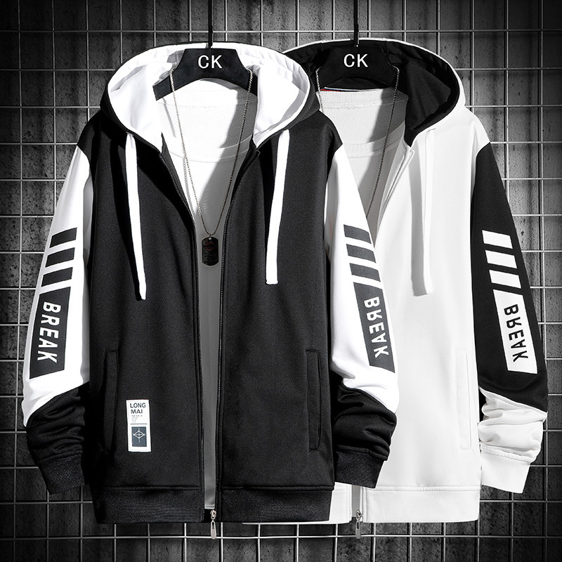 Mens Jackets Men Splicing Zipper Coat Casual Fashion Hooded Jacket Oversized Designer Clothes High Quality Allmatch Top 5XL Black 230203, Jk210
Mens Jackets Men Splicing Zipper Coat Casual Fashion Hooded Jacket Oversized Designer Clothes High Quality Allmatch Top 5XL Black 230203, Jk210