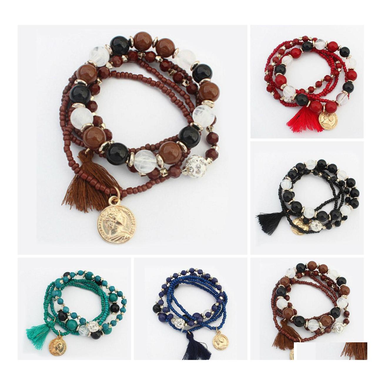 Charm Bracelets Charms Bohemian Elastic Bracelet Force Line Resin Beaded Vipjewel Drop Delivery Jewelry Dhozb
Charm Bracelets Charms Bohemian Elastic Bracelet Force Line Resin Beaded Vipjewel Drop Delivery Jewelry Dhozb
