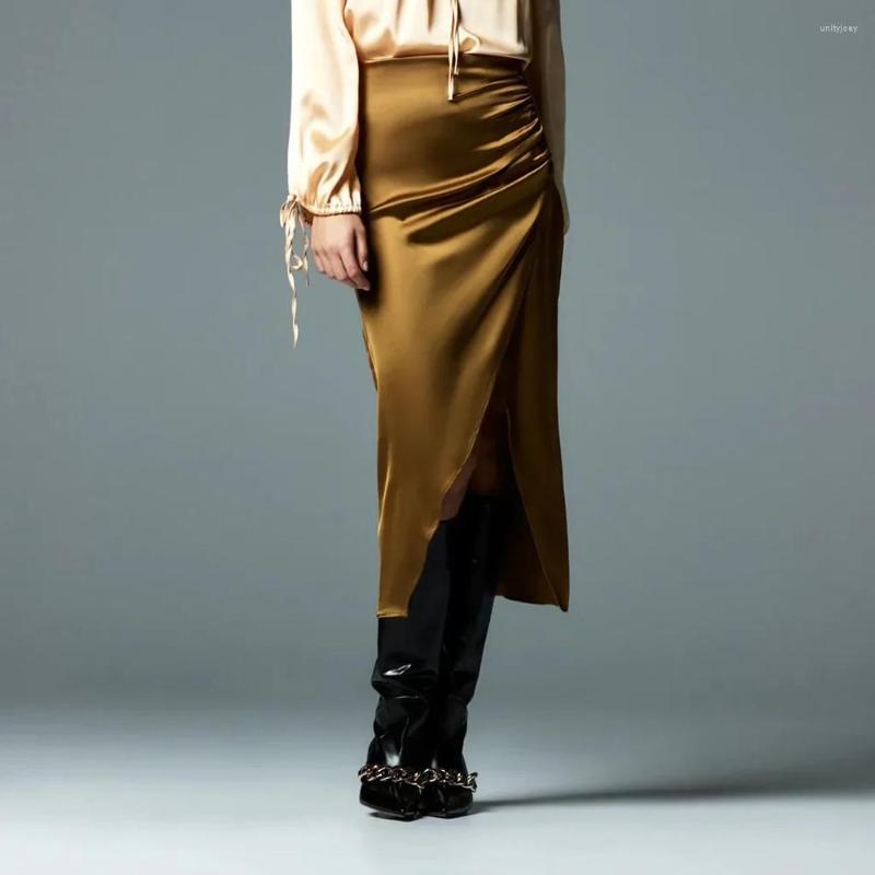 Skirts Xikom 2023 Women Vintage Solid Elegant Folds PU Skirt Female Fashion Streetwear Slim Split Hight Waist Midi Chic Bottoms, Multi
Skirts Xikom 2023 Women Vintage Solid Elegant Folds PU Skirt Female Fashion Streetwear Slim Split Hight Waist Midi Chic Bottoms, Multi