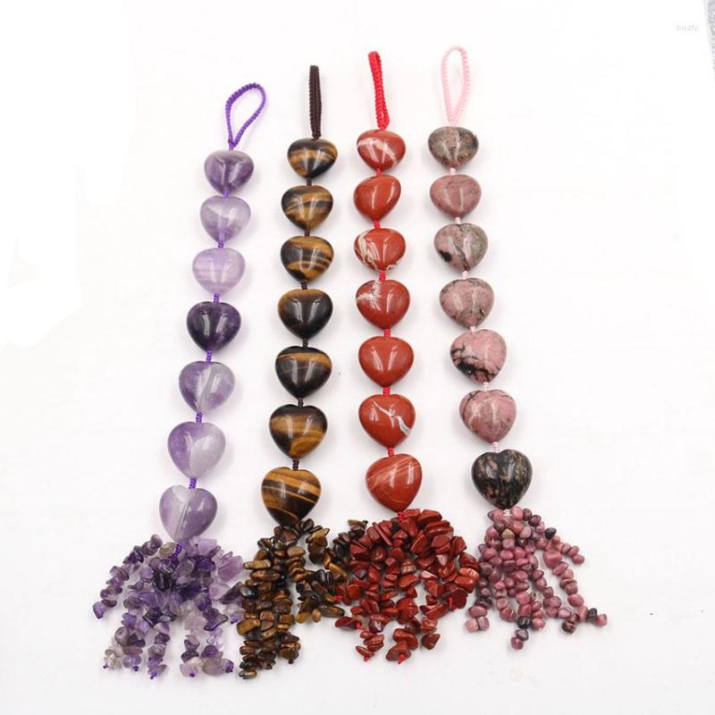 Pendant Necklaces Ethnic Style Handmade Weave Multi Layer Love Heart Tiger Eye Stone With Tassels Amethysts Crystal Jewelry
Pendant Necklaces Ethnic Style Handmade Weave Multi Layer Love Heart Tiger Eye Stone With Tassels Amethysts Crystal Jewelry
