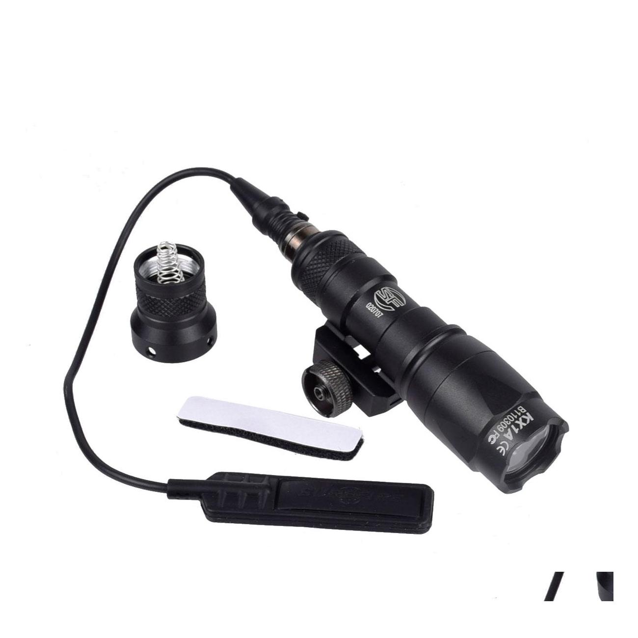 Flashlights M300 M300C Scout Light Tactical Picatinny Rail Torch Flashlight Constant / Momentary Output For 20Mm Drop Delivery Gear Dhqi9, Black
Flashlights M300 M300C Scout Light Tactical Picatinny Rail Torch Flashlight Constant / Momentary Output For 20Mm Drop Delivery Gear Dhqi9, Black