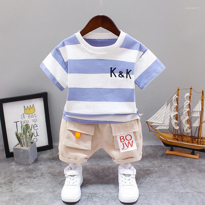 Clothing Sets Boys Summer Suit Baby O Neck Collar Short T-shirt Pants Two Pieces For 1-3 Years Old, As the picture
Clothing Sets Boys Summer Suit Baby O Neck Collar Short T-shirt Pants Two Pieces For 1-3 Years Old, As the picture