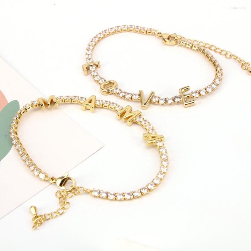Charm Bracelets 8Pcs Trendy Mother's Day Gift Jewelry 18k Gold Plated Pave Zircon Tennis Love Mama Bracelet For Girl
Charm Bracelets 8Pcs Trendy Mother's Day Gift Jewelry 18k Gold Plated Pave Zircon Tennis Love Mama Bracelet For Girl