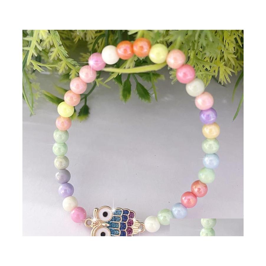 Beaded Fashion Jewelry Strands Bracelet Colorf Beads Owl Pendant Bracelets Drop Delivery Dh76Y
Beaded Fashion Jewelry Strands Bracelet Colorf Beads Owl Pendant Bracelets Drop Delivery Dh76Y