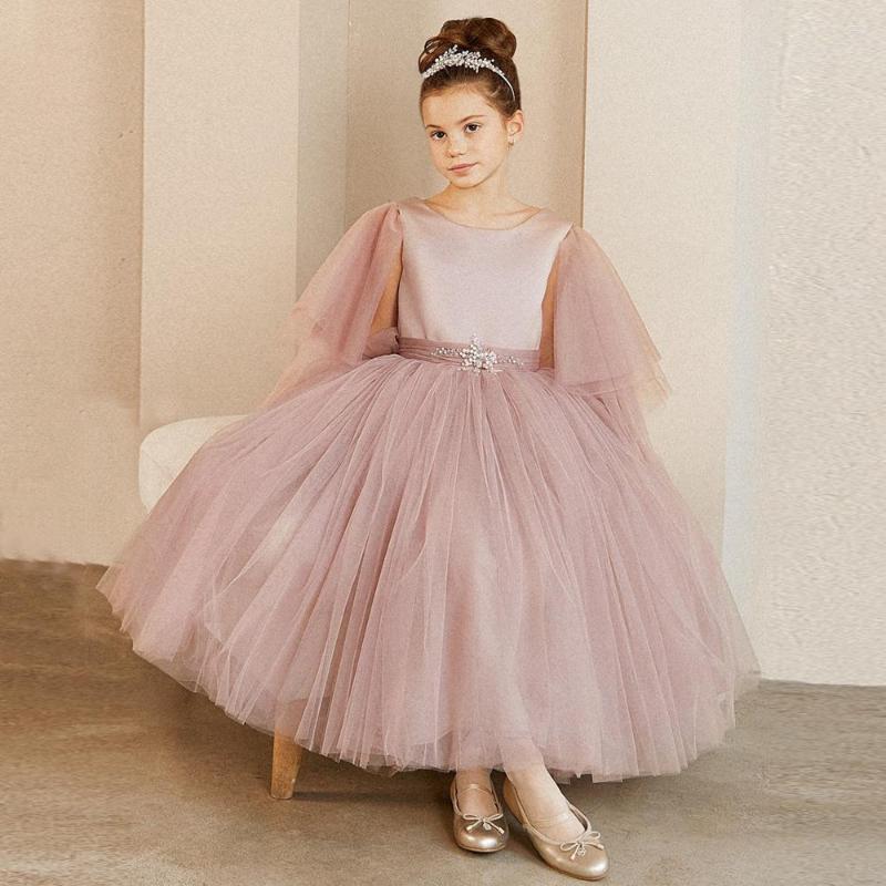 Girl Dresses Fashion Lace Short Sleeve Scoop A-Line Flower 2023 Summer Floor-Length Puff Tulle Applique Embroidery Birthday Gown, Ivory
Girl Dresses Fashion Lace Short Sleeve Scoop A-Line Flower 2023 Summer Floor-Length Puff Tulle Applique Embroidery Birthday Gown, Ivory