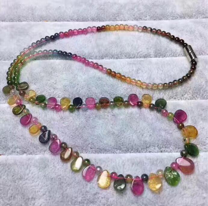 Pendant Necklaces Wholesale Tourmaline Natural Stone Necklace With Raindrop Princess For Women Birthday Gift Jewelry
Pendant Necklaces Wholesale Tourmaline Natural Stone Necklace With Raindrop Princess For Women Birthday Gift Jewelry