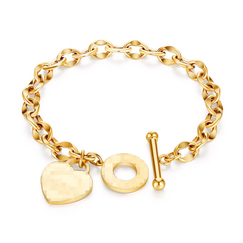 Link Bracelets Chain European And American Ins Love Stainless Steel Niche Design Versatile Ot Buckle Titanium Bracelet FemaleLink
Link Bracelets Chain European And American Ins Love Stainless Steel Niche Design Versatile Ot Buckle Titanium Bracelet FemaleLink