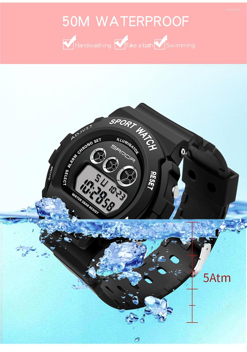 Wristwatches SANDA Fashion Sport Watch Women Top Brands Luxury LED Digital Clock Ladies Electronic Relogio Feminino 2023, Red
Wristwatches SANDA Fashion Sport Watch Women Top Brands Luxury LED Digital Clock Ladies Electronic Relogio Feminino 2023, Red