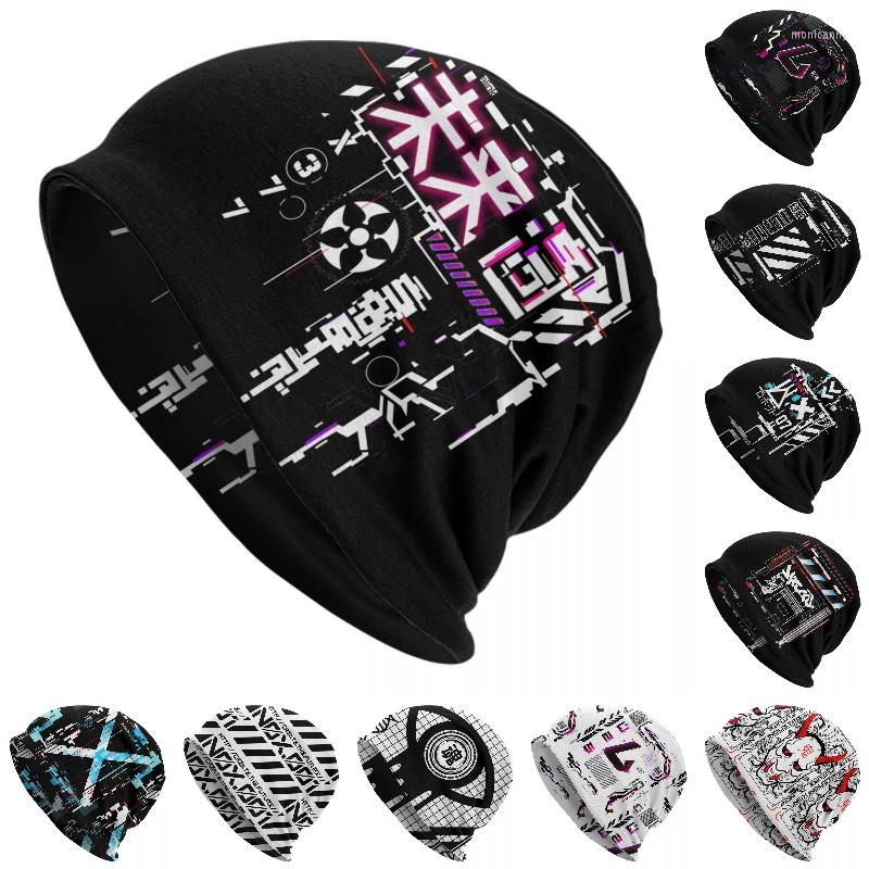 Berets Ultra Future Techwear Beanie Cap Unisex Winter Warm Bonnet Homme Knitted Hats Japanese Street Wear Style Skullies Beanies Caps
Berets Ultra Future Techwear Beanie Cap Unisex Winter Warm Bonnet Homme Knitted Hats Japanese Street Wear Style Skullies Beanies Caps