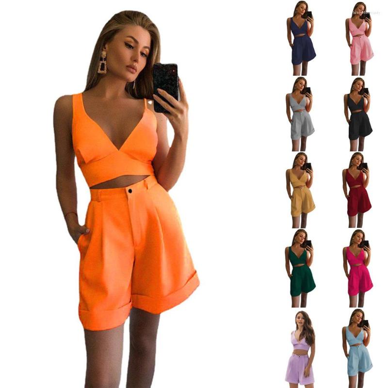 Women's T Shirts 2023European And American Spring Summer Ladies Solid Color Two-piece Tube Top High Waist Shorts Vest Sports Suit, Black
Women's T Shirts 2023European And American Spring Summer Ladies Solid Color Two-piece Tube Top High Waist Shorts Vest Sports Suit, Black