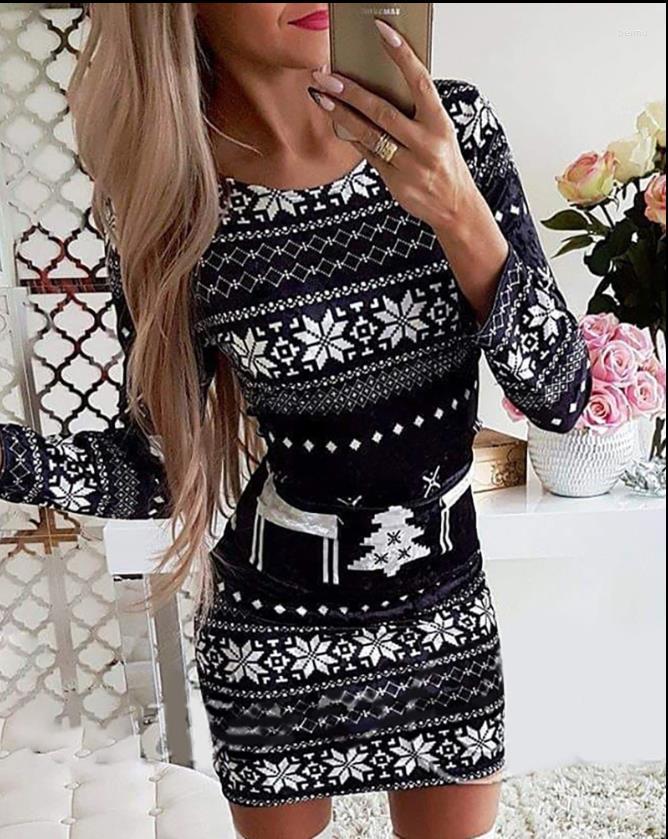 Casual Dresses Christmas Dress Women 2023 Mixed Print Long Sleeve Round Neck Bodycon Slim Mini Women's Clothing
Casual Dresses Christmas Dress Women 2023 Mixed Print Long Sleeve Round Neck Bodycon Slim Mini Women's Clothing