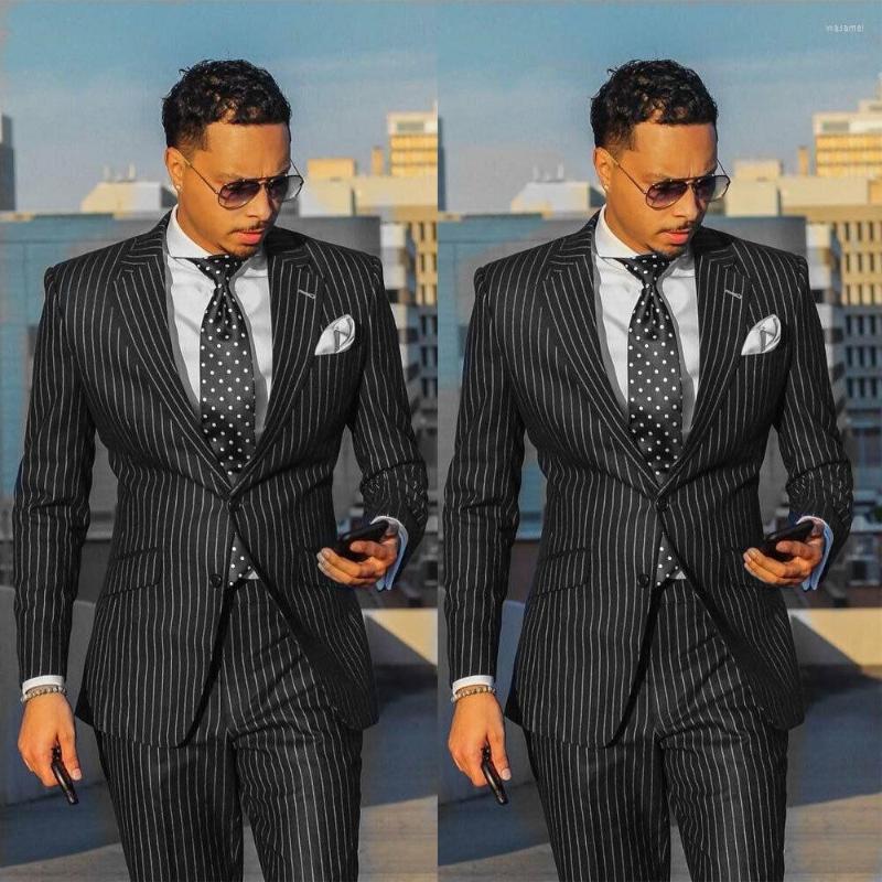 Men's Suits Classic Navy Blue Chalk Stripe Wedding Tuxedos Mens Suit Two Pieces Formal Business Mensjacket Blazer Jacket Pants, Same as image
Men's Suits Classic Navy Blue Chalk Stripe Wedding Tuxedos Mens Suit Two Pieces Formal Business Mensjacket Blazer Jacket Pants, Same as image